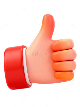 卡通点赞手势图标53