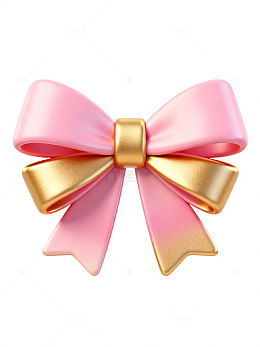 粉色金色蝴蝶结32