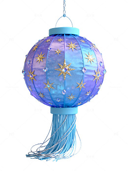 星空灯笼装饰图案49