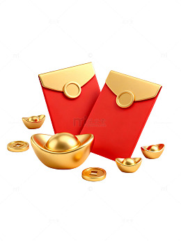 红金元宝红包64