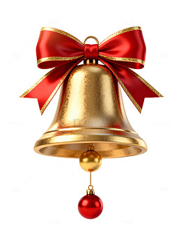 金色圣诞铃铛00