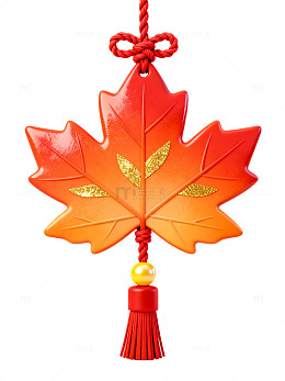 红金枫叶挂饰59