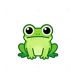 卡通青蛙插画素材
