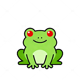 卡通青蛙AI绘画