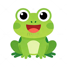 卡通青蛙萌趣形象设计