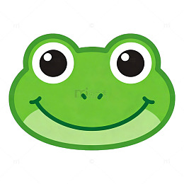卡通青蛙萌趣图像