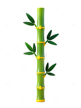 卡通竹子插画48