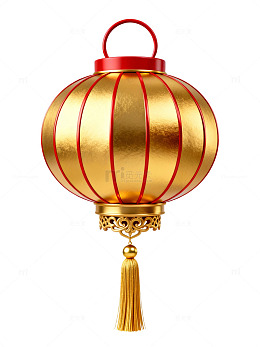 金色红边中式灯笼71