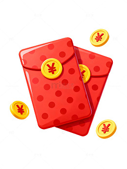 卡通红包金币80