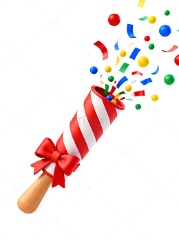 彩球礼花筒背景52