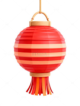 红橙条纹灯笼81