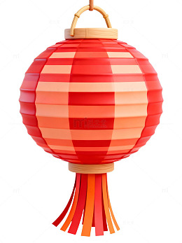 红橙渐变灯笼89