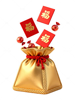 金色福袋新年素材41