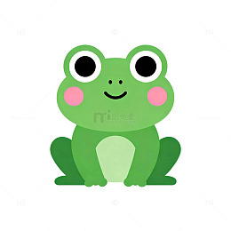 卡通青蛙插画素材