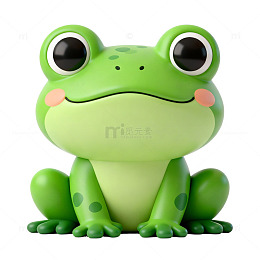 卡通青蛙可爱形象设计素材