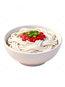 番茄酱葱花面条76