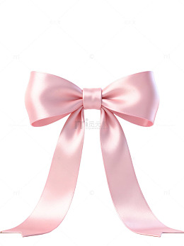 粉色缎面蝴蝶结99