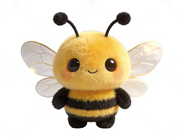 可爱蜜蜂玩偶插画83