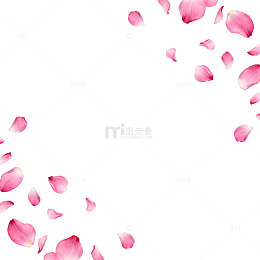 花瓣飘落浪漫背景设计素材