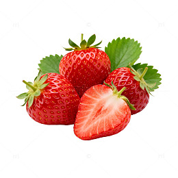 新鲜草莓特写摄影图片