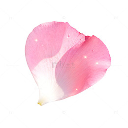 粉色花瓣清新唯美素材