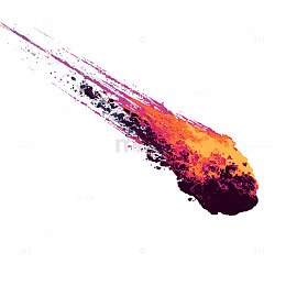 彩色喷漆飞溅艺术图案