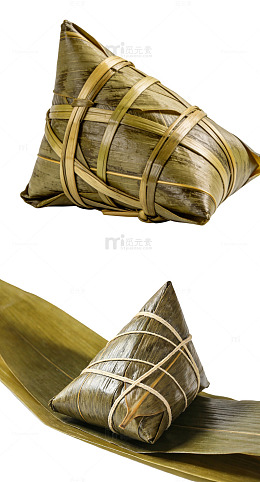 写实质感粽子元素