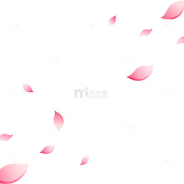 粉色花瓣飘落背景图