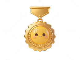 可爱笑脸奖章09