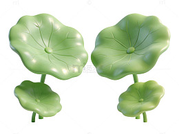 清新绿叶装饰图案81