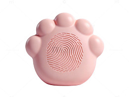 粉色爪印指纹装饰98
