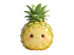 可爱菠萝卡通形象87