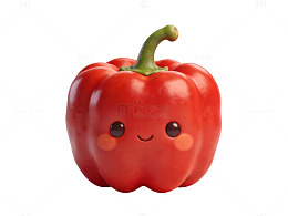 可爱红椒卡通形象61