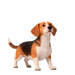 比格犬模型摄影素材