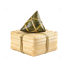 写实粽子元素端午节篮子