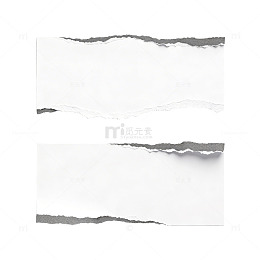 撕裂纸张效果素材