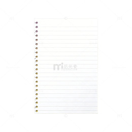 简约螺旋笔记本设计素材