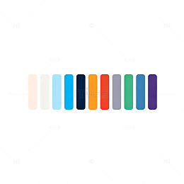 简约色块设计图样