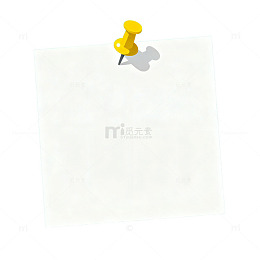 简约便签纸设计元素