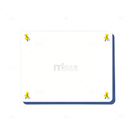 简约边框卡片设计模板