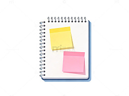 简约便签本设计素材
