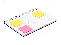 简约风格笔记本便签设计