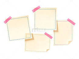 便利贴创意拼贴装饰素材