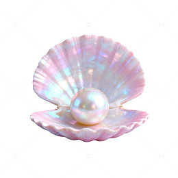 梦幻珍珠贝壳图