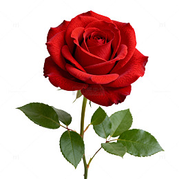 红玫瑰特写图片