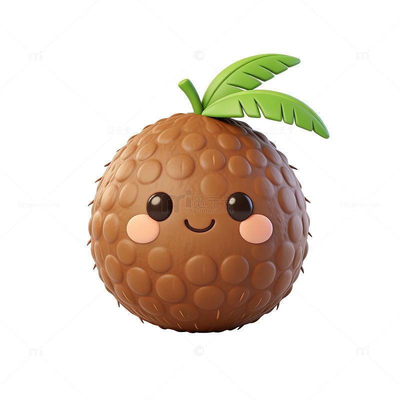 可爱卡通荔枝拟人化形象设计