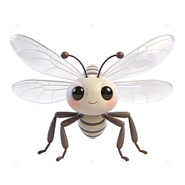 卡通蜜蜂插画素材
