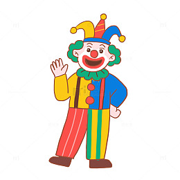 愚人节小丑免抠元素