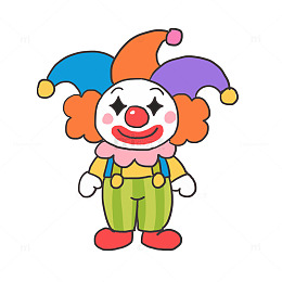 愚人节小丑愚人免抠元素