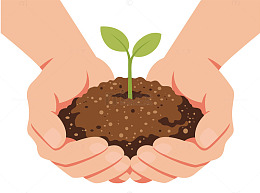 植树节插画元素